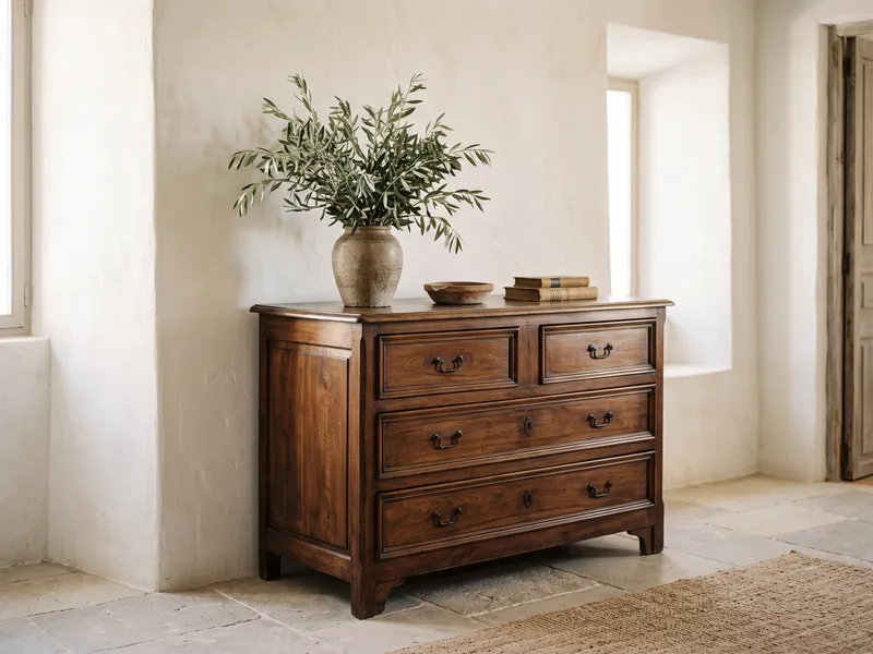 Cómoda antigua de madera